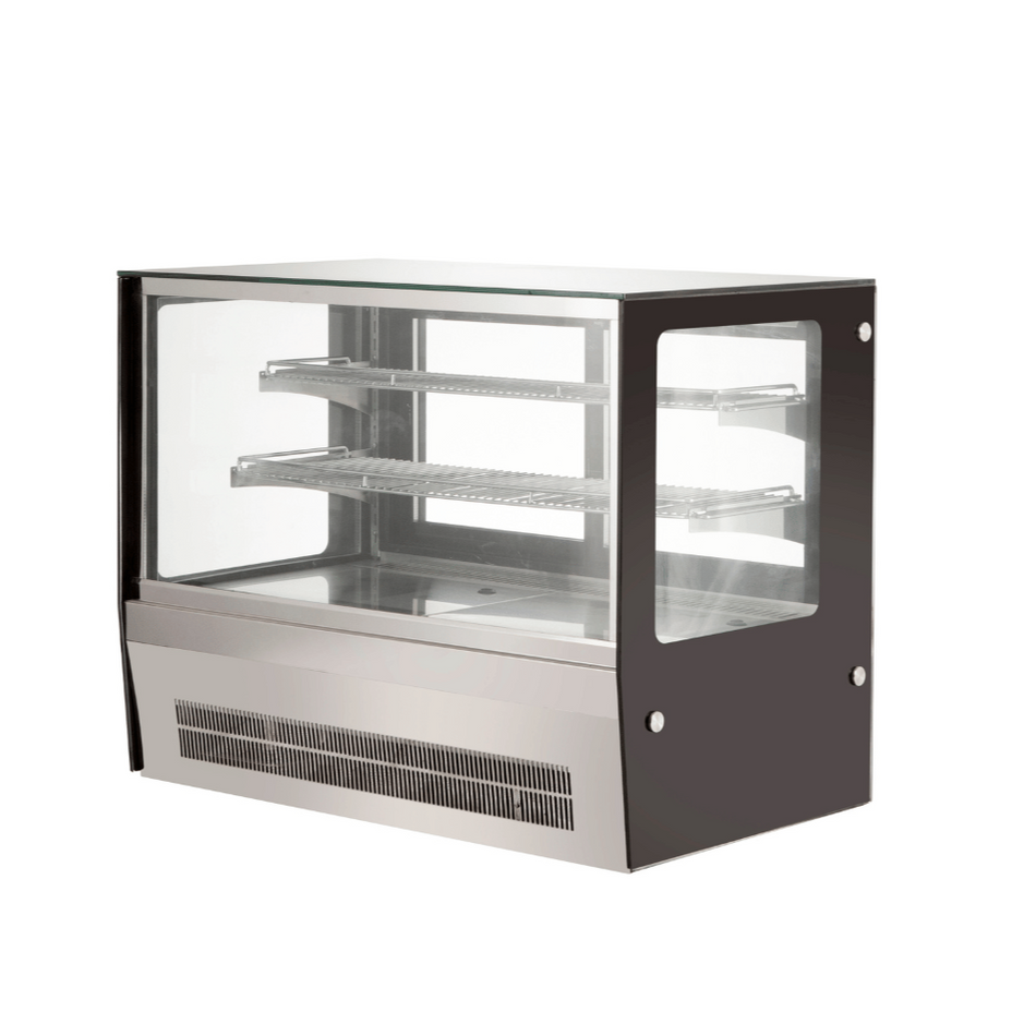 Bonvue Counter Top Square Glass Cold Food Display GN-900RT