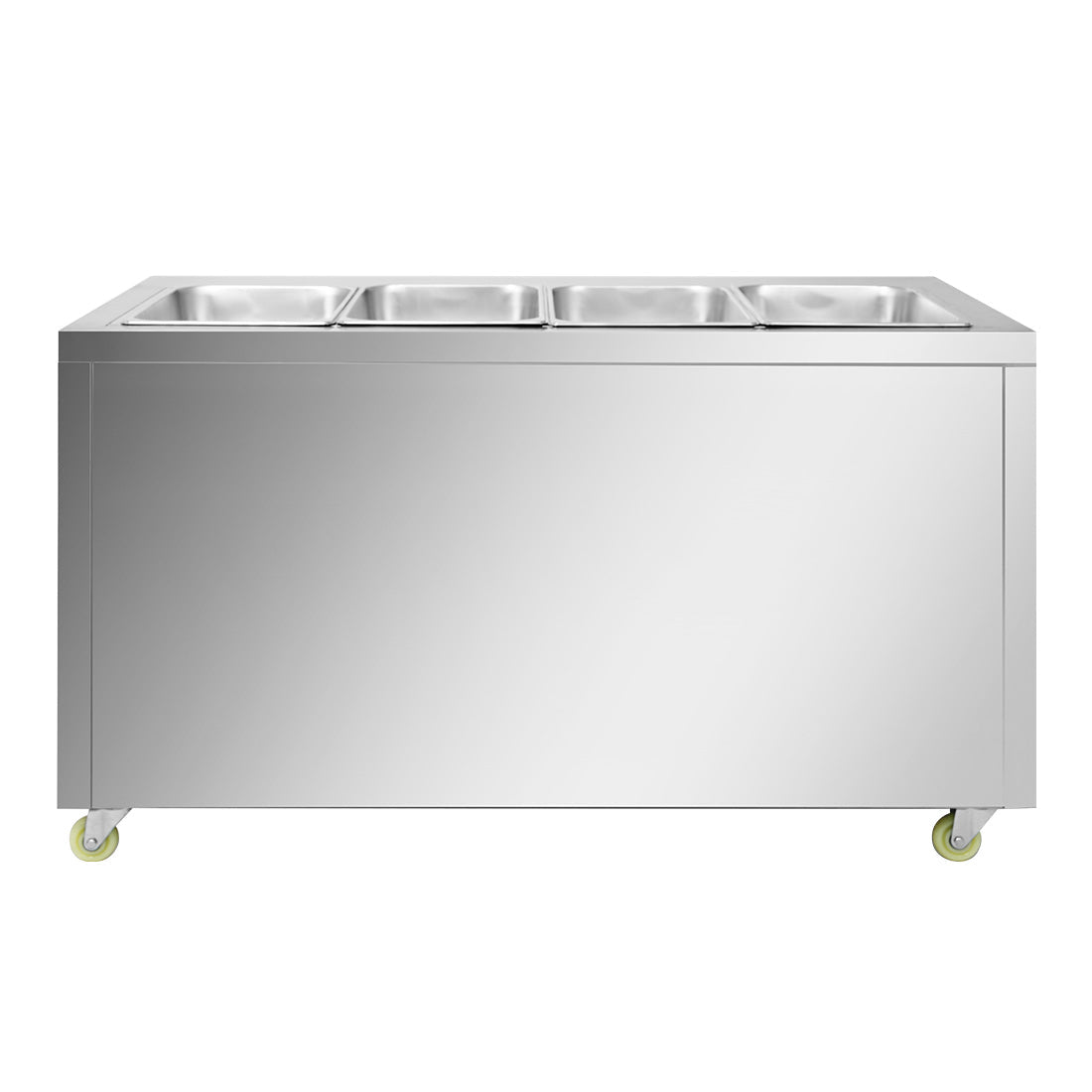 Heated Food Display without Glass Top Hold 4x1/1 GN Pans 1460x790x845mm - Commercial Kitchen Appliances