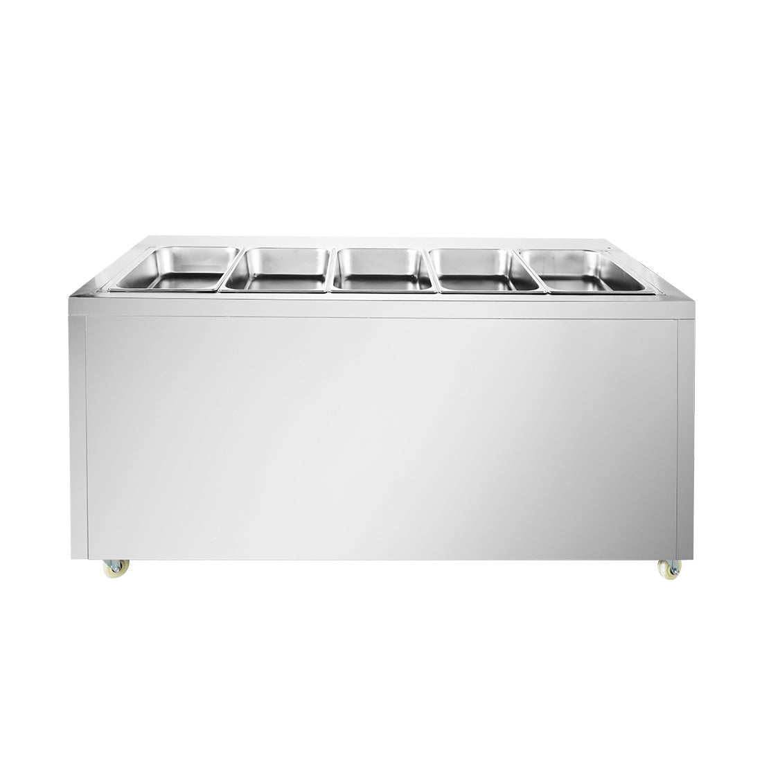 Heated Food Display without Glass Top Hold 5x1/1 GN Pans 1800x790x845mm - Commercial Kitchen Appliances