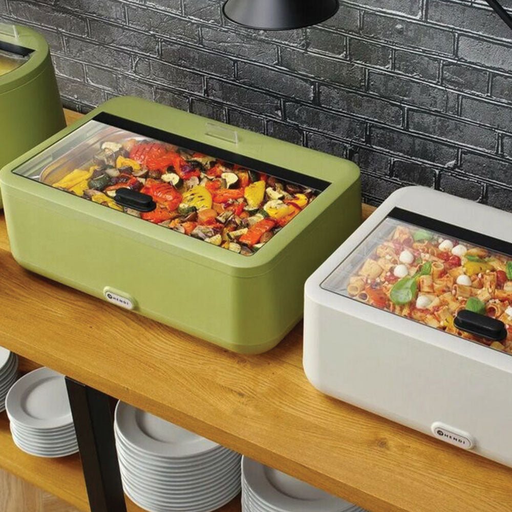 Hendi CDU0003 UNIQ Electric Chafing Dish GN 1/1 Green - Commercial Kitchen Appliances