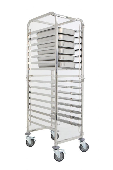 ICE Multi-Use GN & 600 x 400 Tray Trolley TRS1015 - Commercial Kitchen Appliances