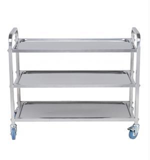 ICE Stainless Steel 3 Tier Trolley TRS0003 - Commercial Kitchen Appliances
