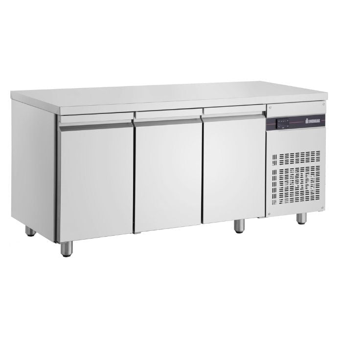Inomak UBI6179 Ultra Slimline 3 Door Underbench Fridge 350L - Commercial Kitchen Appliances