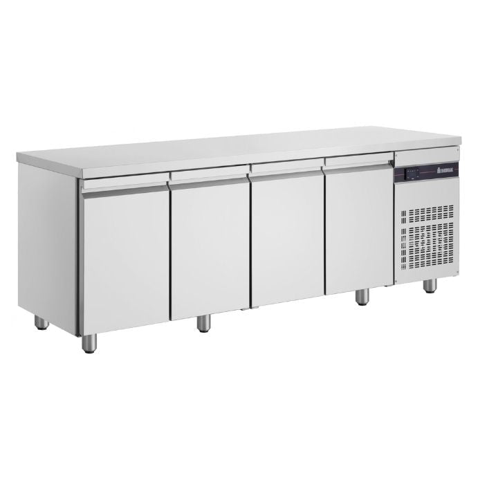 Inomak UBI6224 Ultra Slimline 4 Door Underbench Fridge 475L - Commercial Kitchen Appliances
