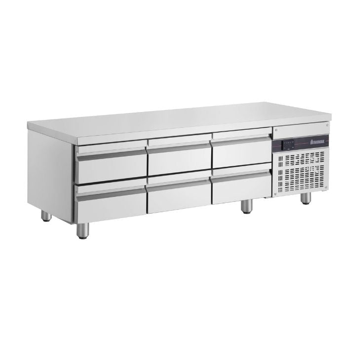 Inomak UBI71790LB Low Boy Underbench Drawer Fridge 245L - Commercial Kitchen Appliances