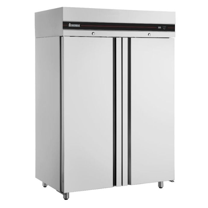Inomak UFI2140 Double Door Upright Freezer 1432L - Commercial Kitchen Appliances