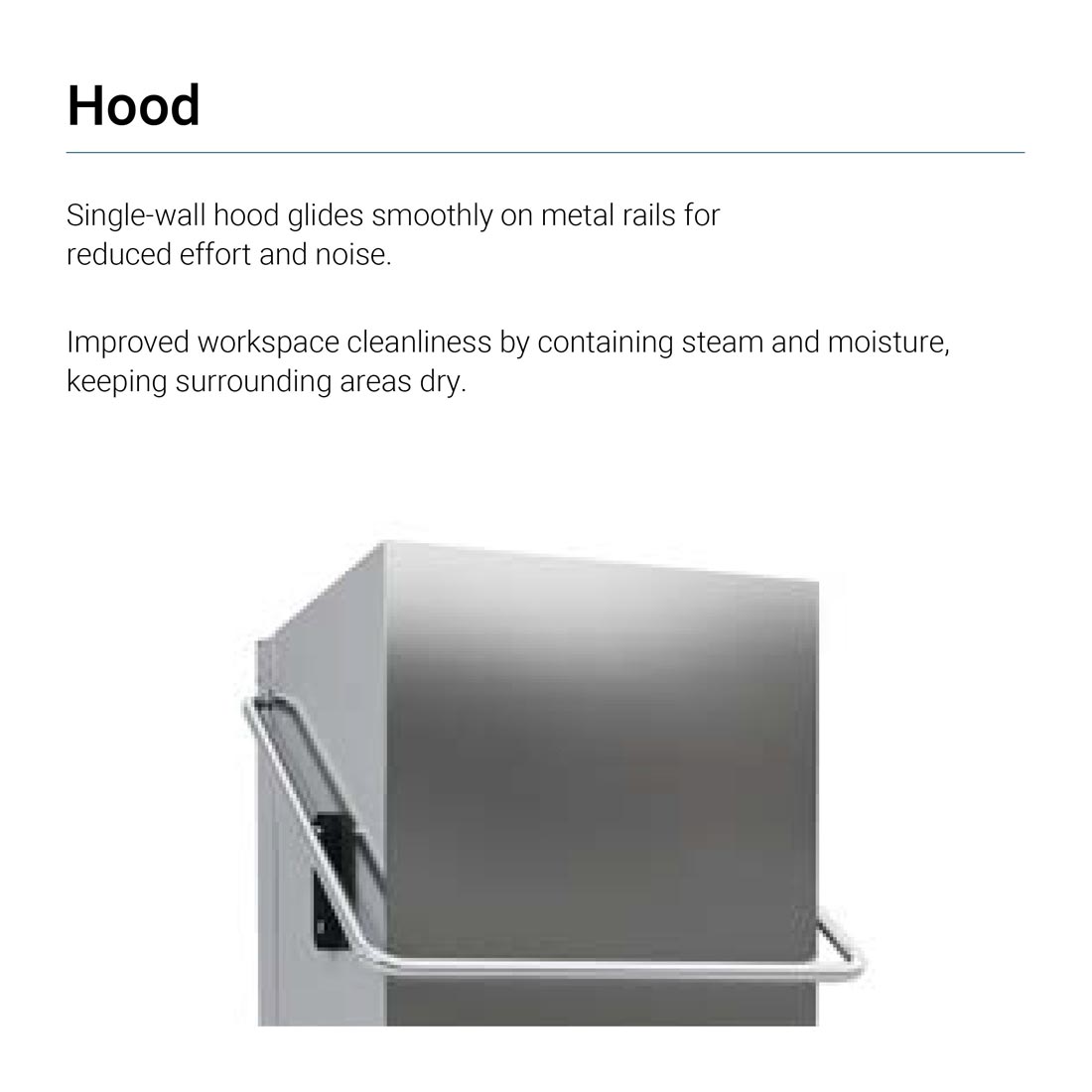 iNova Heated Recovery Pass - Through Dishwasher  -  WHC - 502TRCBD - Commercial Kitchen Appliances