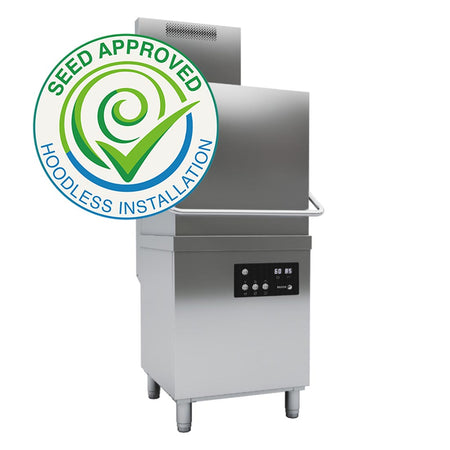 iNova Heated Recovery Pass-Through Dishwasher - WHC-502TRCBD - Commercial Kitchen Appliances