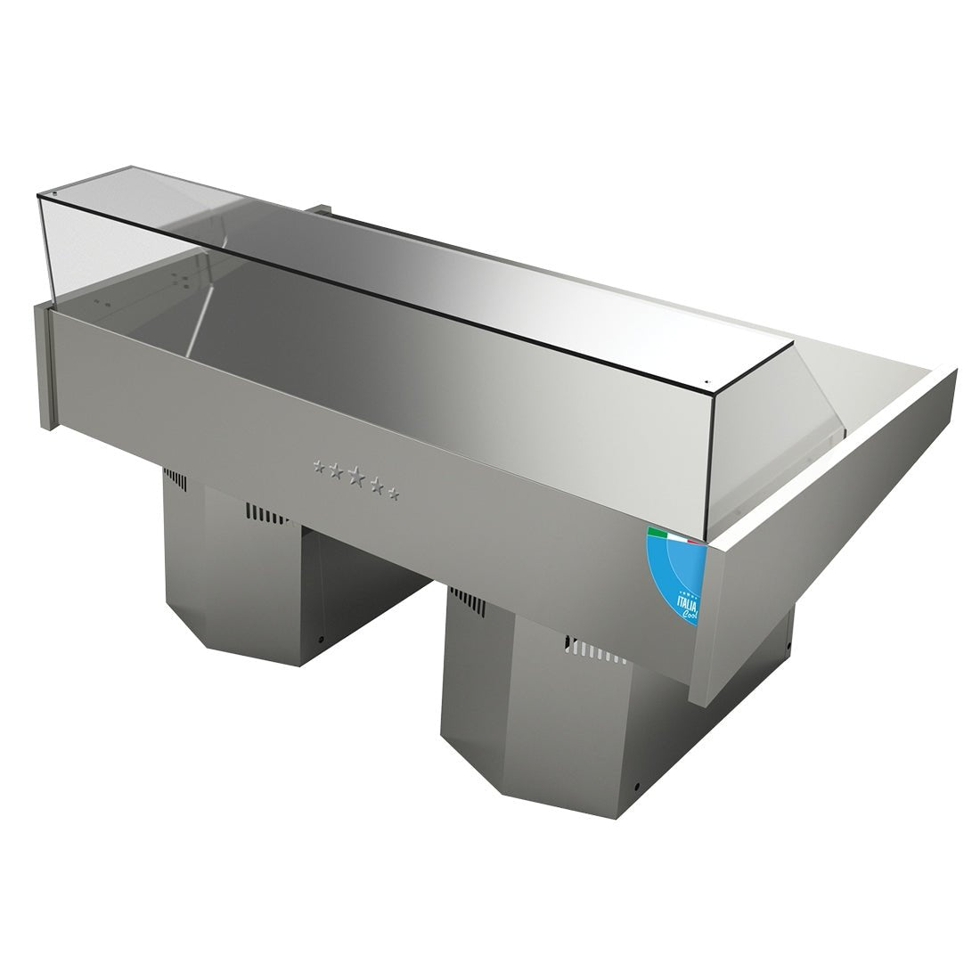 ItaliaCool Multiplexable Serve - Over Refrigerated Fish Open Display FSG2000 - Commercial Kitchen Appliances