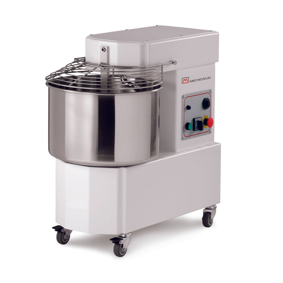 Mecnosud Spiral Mixer- Fixed Head And Bowl 20Kg - Commercial Kitchen Appliances