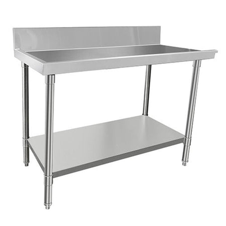 Mixrite Stainless Steel Left-Handed Dishwasher Bench Outlet - 1200mW x 600mmD - commercial kitchen equipment - WAT6120L-SM