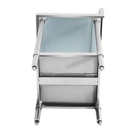 Modular Systems 304 Grade Corner Workbenches with 150mm Splashback & Undershelf - Commercial Kitchen Appliances