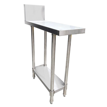 Modular Systems WBB-0300R 300mm stainless steel infill bench — front view