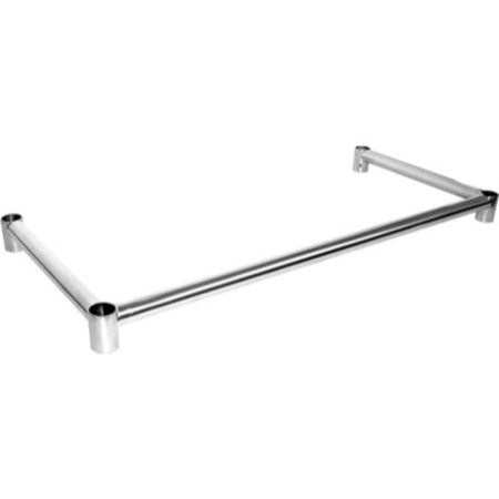 Modular Systems 304 stainless workbench — 1.2mm benchtop close-up