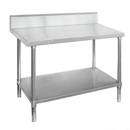 Modular Systems 304 Grade Workbench With Splashback WBB7 - 1000/A - Commercial Kitchen Appliances