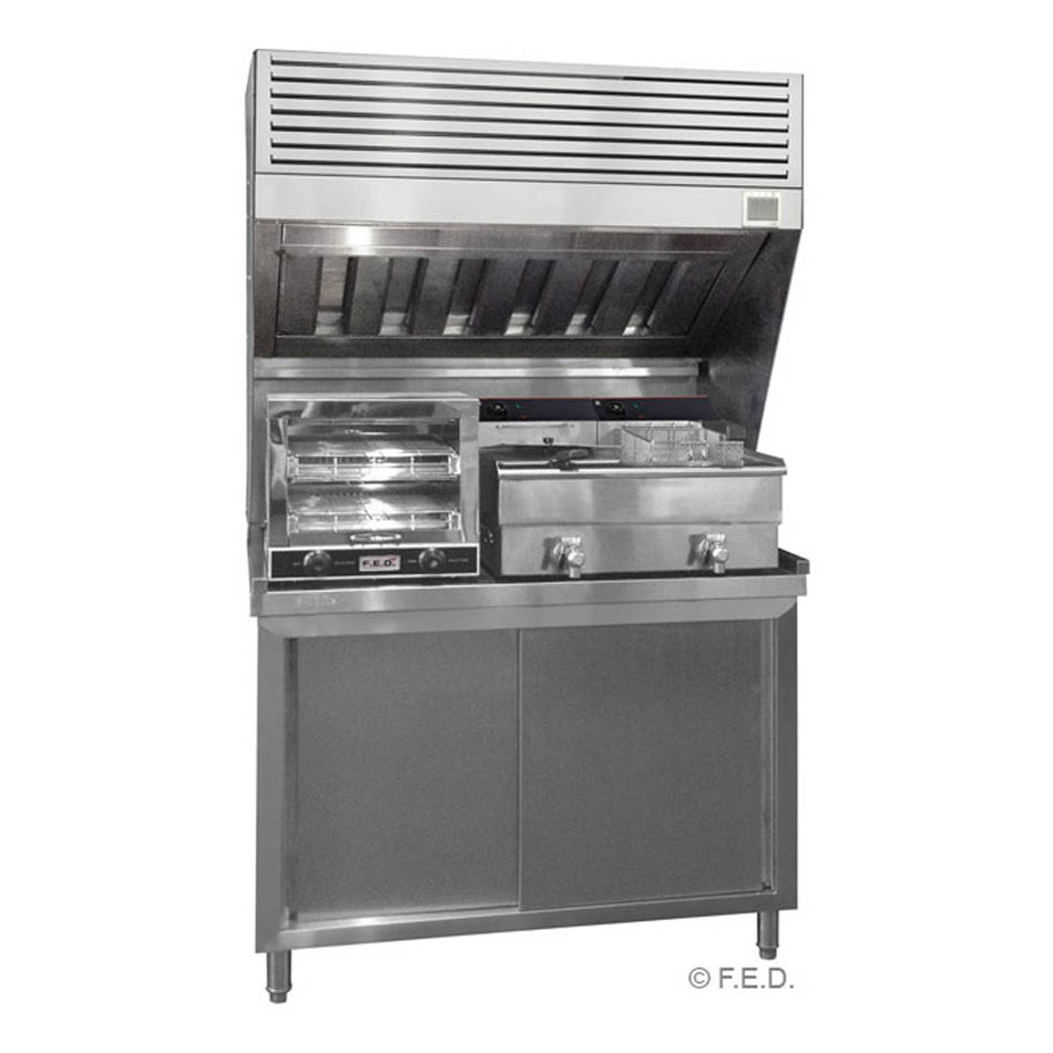 Modular Systems HOOD1000A hood — 3-stage filter cassette detail