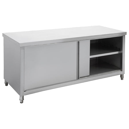 Modular Systems DTHT6 stainless steel workbench cabinet — 1500mm front view