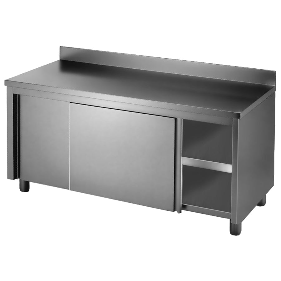 Modular Systems Kitchen Tidy Workbench Cabinet With Splashback - Commercial Kitchen Appliances