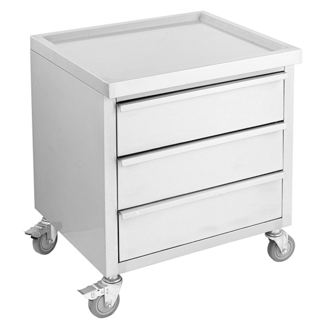 Modular Systems Mobile Work Stand With 3 Drawers MDS - 6 - 700 - Commercial Kitchen Appliances