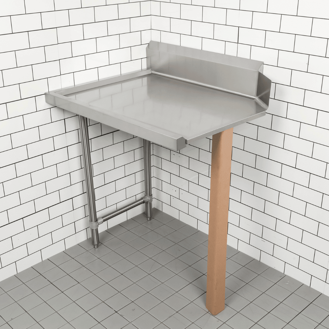 Modular Systems Modular System Clean Dish Table With Splashback CDT - 1200L - Commercial Kitchen Appliances