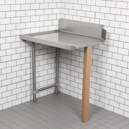 Modular Systems Modular System Clean Dish Table With Splashback CDT - 1200L - Commercial Kitchen Appliances