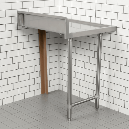 Modular Systems Modular System Clean Dish Table With Splashback CDT - 1200L - Commercial Kitchen Appliances