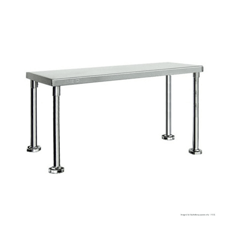 Modular Systems Single Tier 400mm Deep Workbench Overshelf 450mm High WBO1 - 1200 - 400 - Commercial Kitchen Appliances