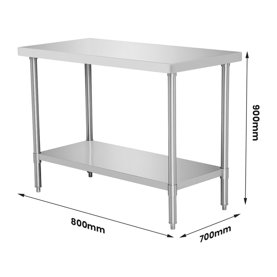 Modular Systems Stainless Steel Workbench WB7 - 0800/A - Commercial Kitchen Appliances
