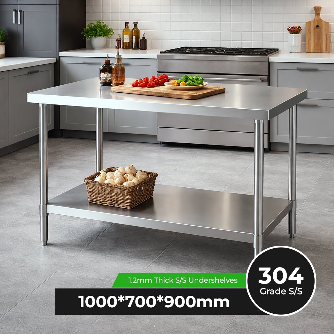 Modular Systems Stainless Steel Workbench WB7 - 1000/A - Commercial Kitchen Appliances