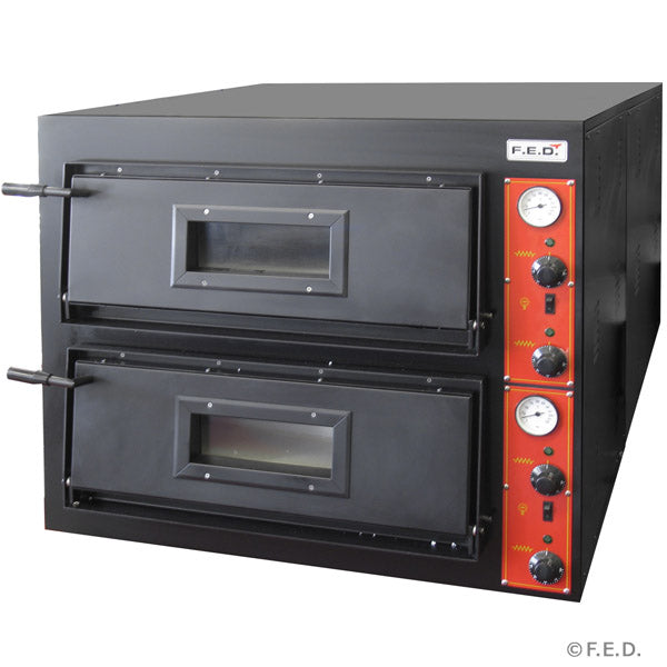 Baker Max EP-1 Black Panther Double Deck Pizza Oven 500 degrees C - supplier image 1