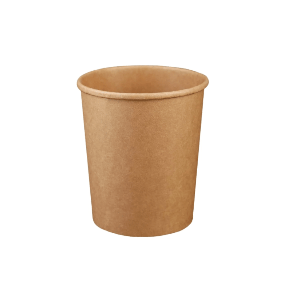 PakMax 32 oz Kraft Paper Deli Container DELI-115-32K Carton of 500 - Commercial Kitchen Appliances