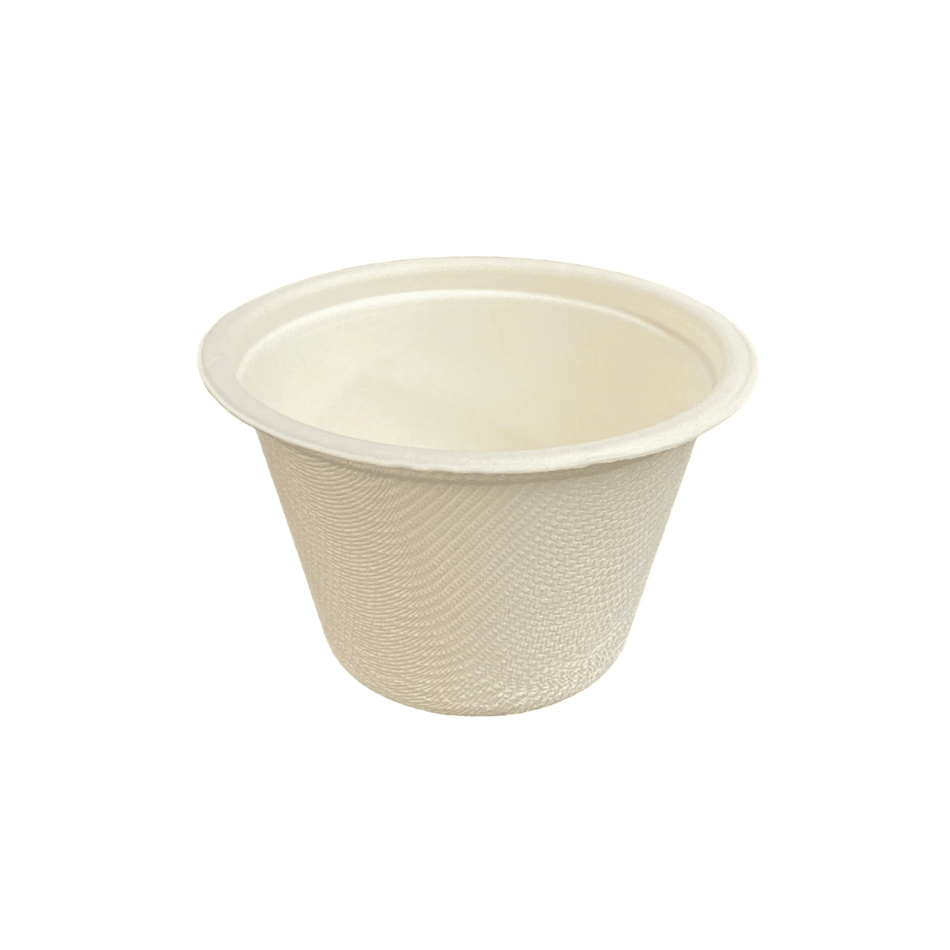 PakMax 4 oz Sugarcane Portion Cup PC-75-4 Carton of 2000 - Commercial Kitchen Appliances