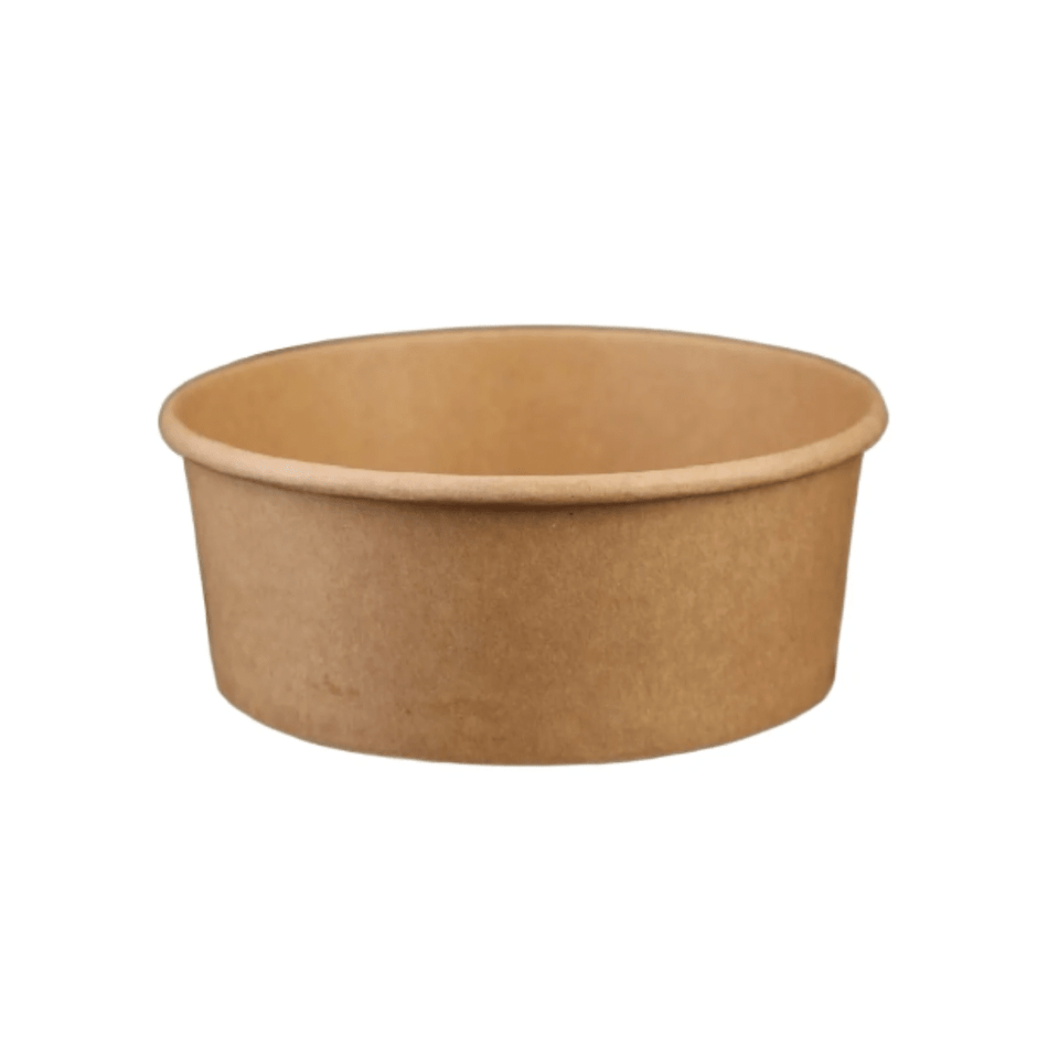PakMax 750 ml Kraft Paper Salad Bowl KPSB-60H-750 Carton of 300 - Commercial Kitchen Appliances