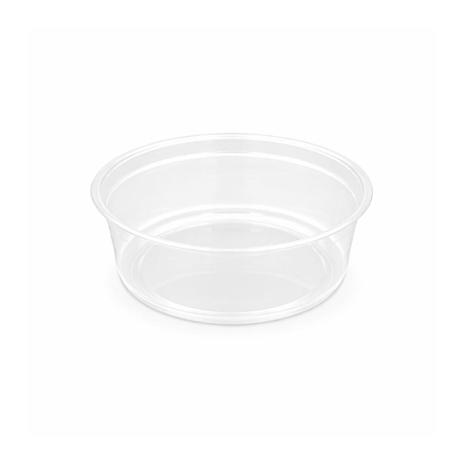 PakMax 8 oz Clear PET Deli Container DELI-117-8C Carton of 500 - Commercial Kitchen Appliances