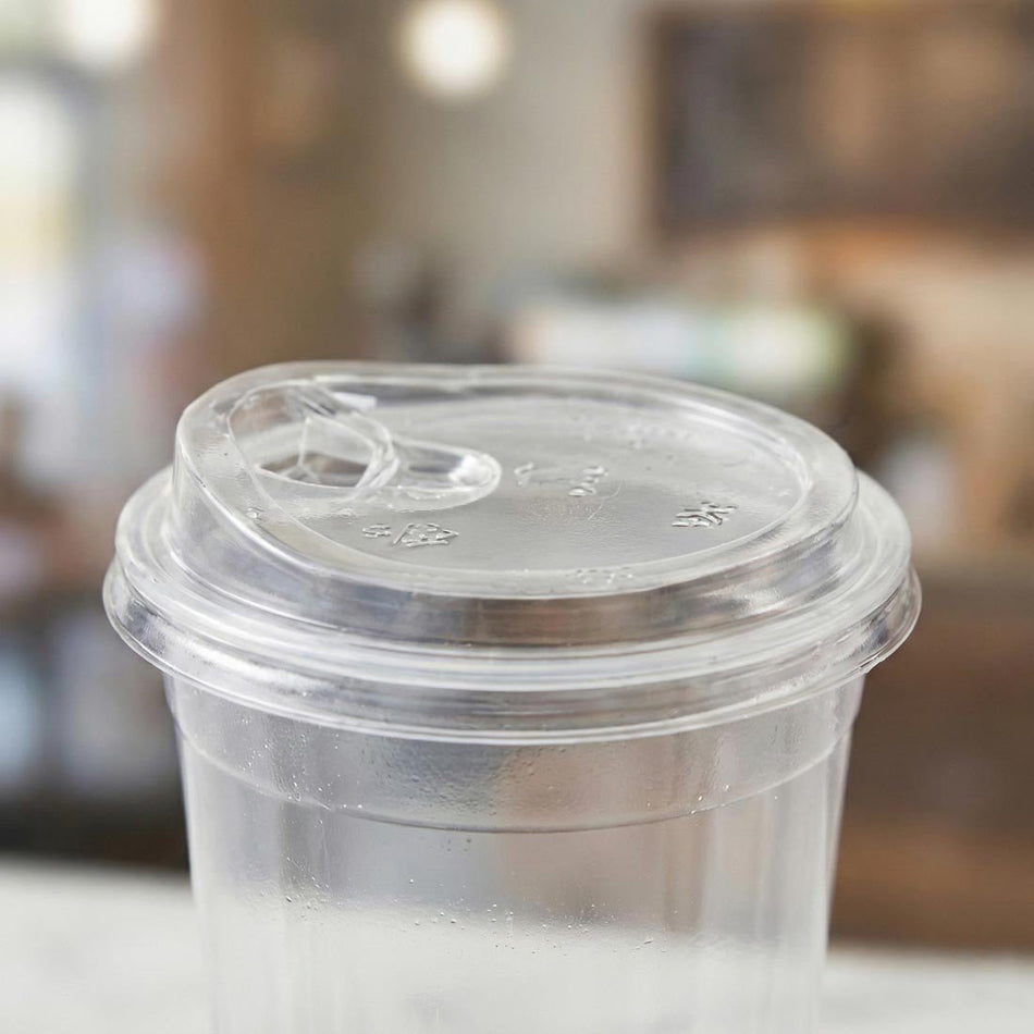 PakMax 98 mm Sip Through Cold Cup Lid CCSTL-98C-PET-LID Carton of 1000 - Commercial Kitchen Appliances