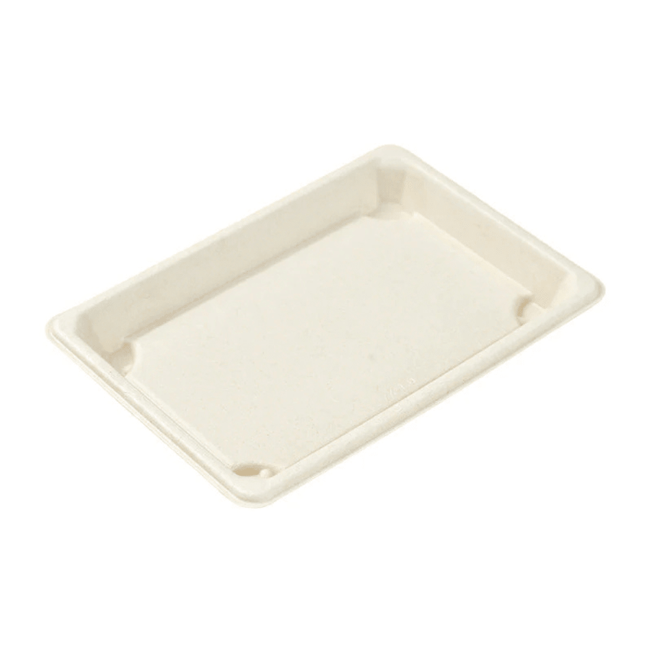 PakMax Sugarcane Sushi Tray 164 x 89 mm ST-04 Carton of 500 - Commercial Kitchen Appliances