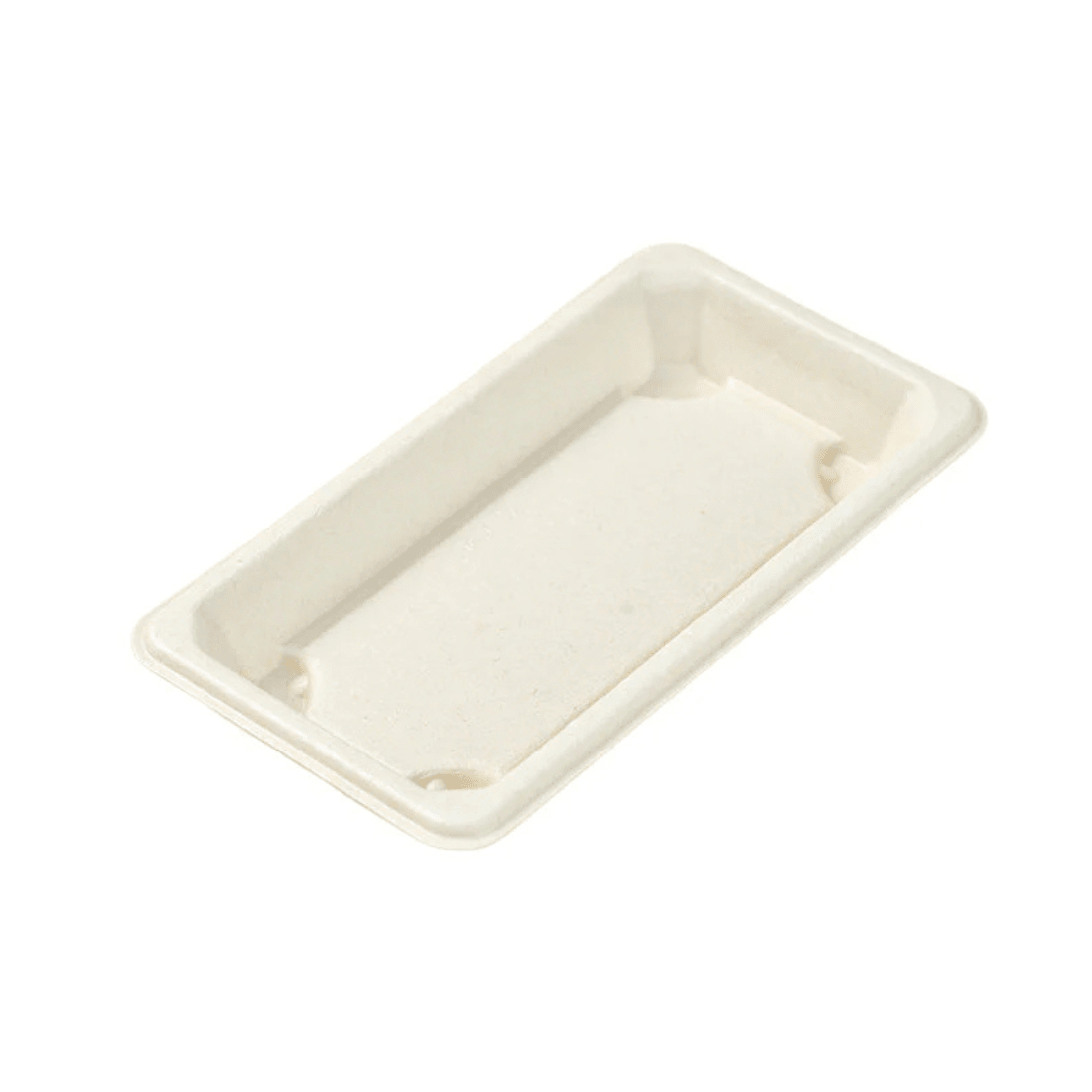 PakMax Sugarcane Sushi Tray 165 x 115 mm ST-08 Carton of 500 - Commercial Kitchen Appliances