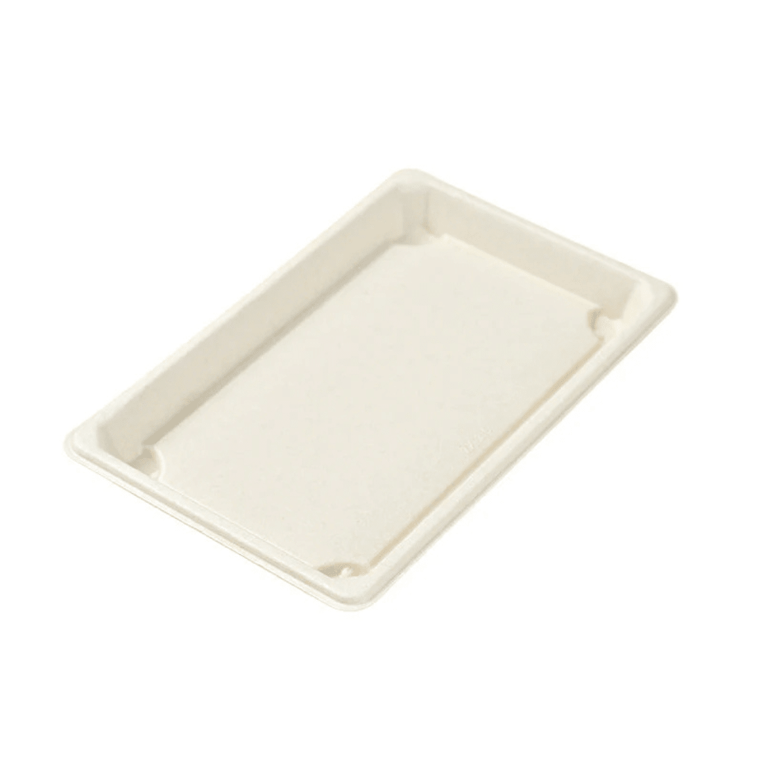 PakMax Sugarcane Sushi Tray 216 x 136 mm ST-15 Carton of 500 - Commercial Kitchen Appliances