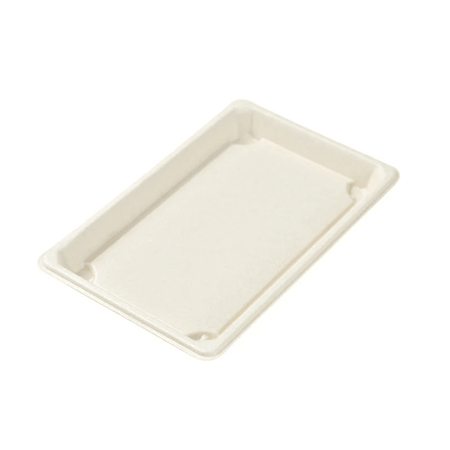 PakMax Sugarcane Sushi Tray 216 x 136 mm ST-15 Carton of 500 - Commercial Kitchen Appliances