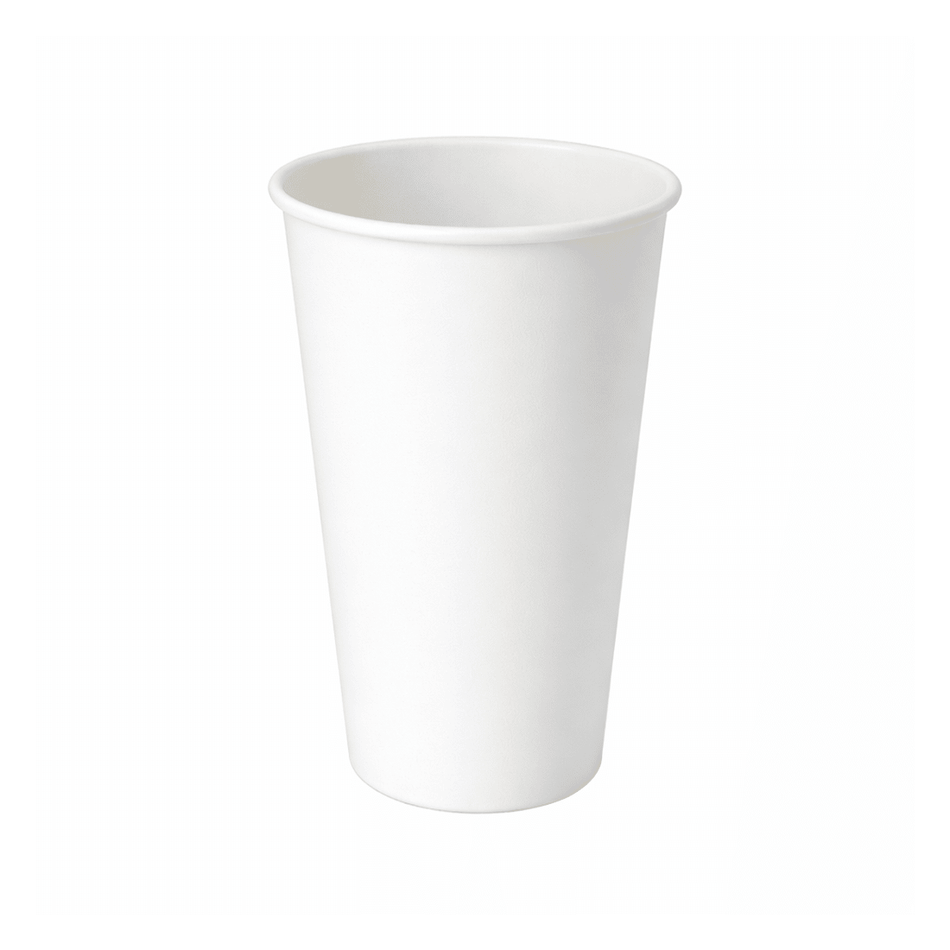 PakMax White 16 oz Single Layer Hot Paper Cup SLHPC-90-16W - Commercial Kitchen Appliances