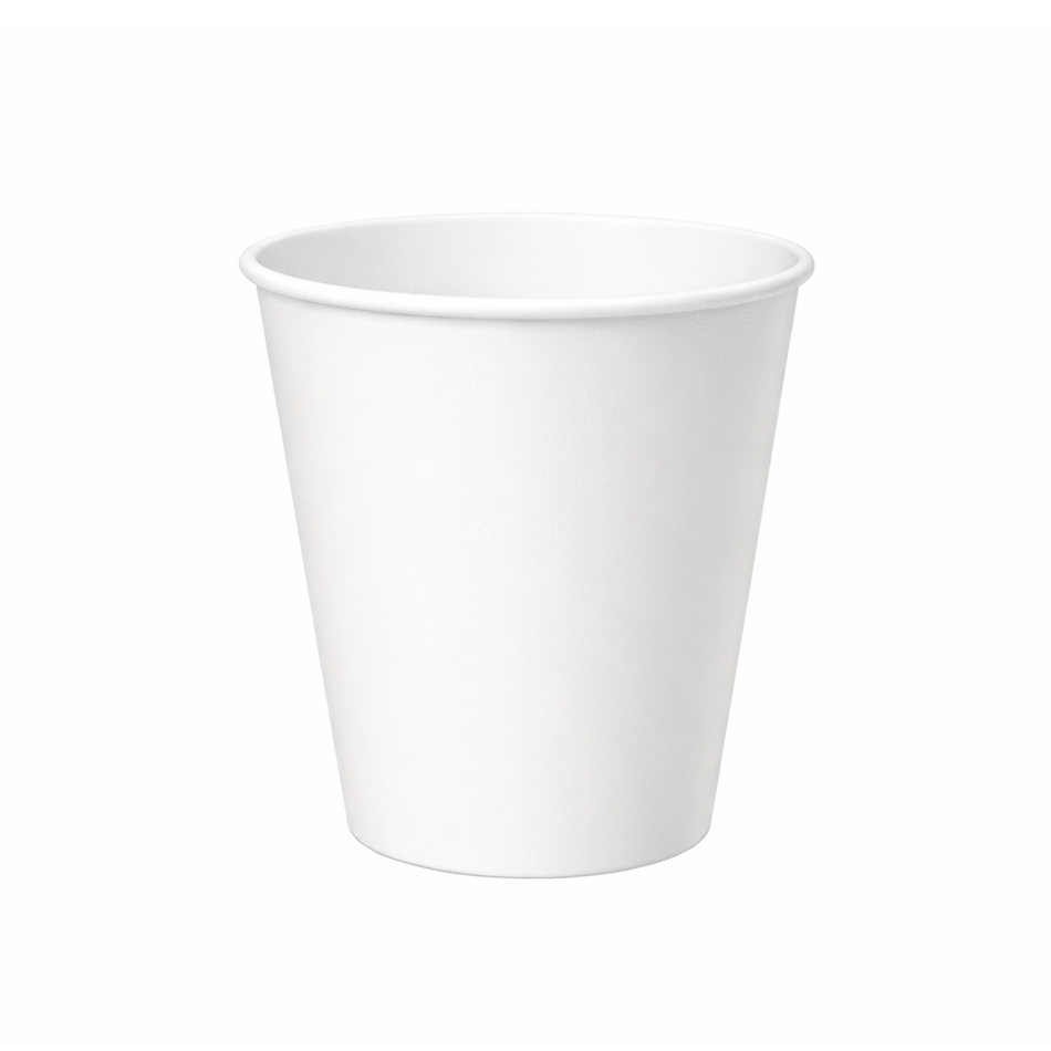 PakMax White 4 oz Single Layer Hot Paper Cup SLHPC-63-4W - Commercial Kitchen Appliances