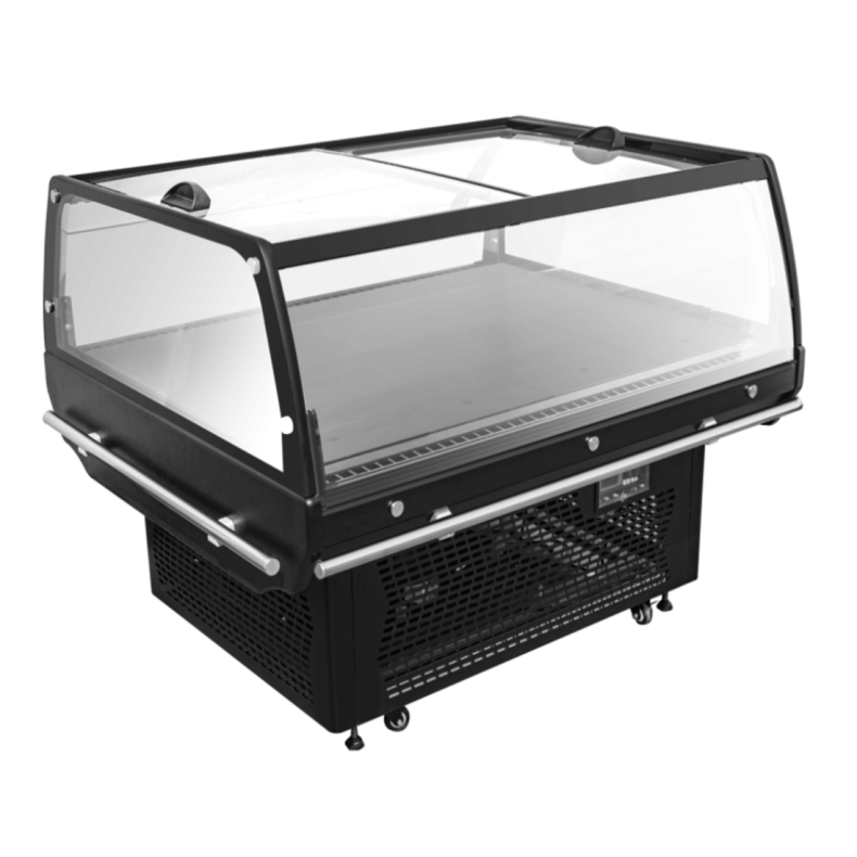 Thermaster Promotion Showcase Open Fridge with Glass Sliding Door 1360x1095x930 PDK-1360D