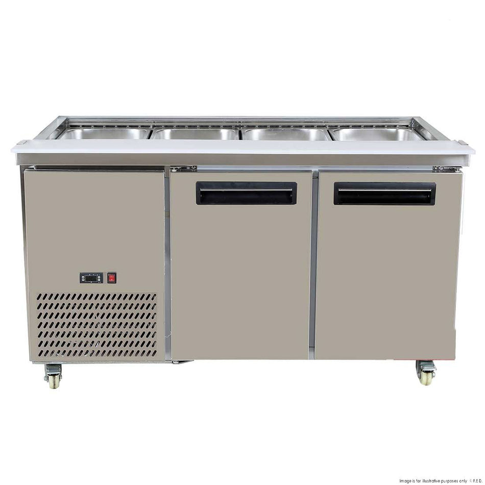 Thermaster Bench Station Two Door 4X1/1 Gn Pans PG150FA-B