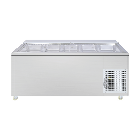 Thermaster Two Door Cold Bench Salad Station 5x1/1 GN Pans PG180FA-XB - PG180FA-XB - Image 3