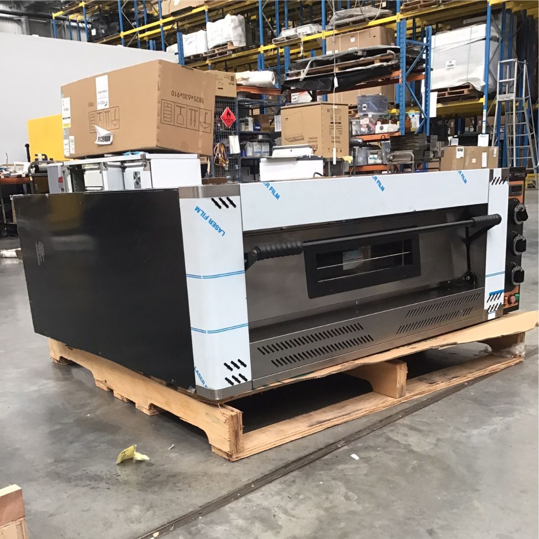 Prismafood 2nds: Prisma Food Single Deck Gas Pizza&bakery Ovens PMG-9-NSW2080 - Commercial Kitchen Appliances
