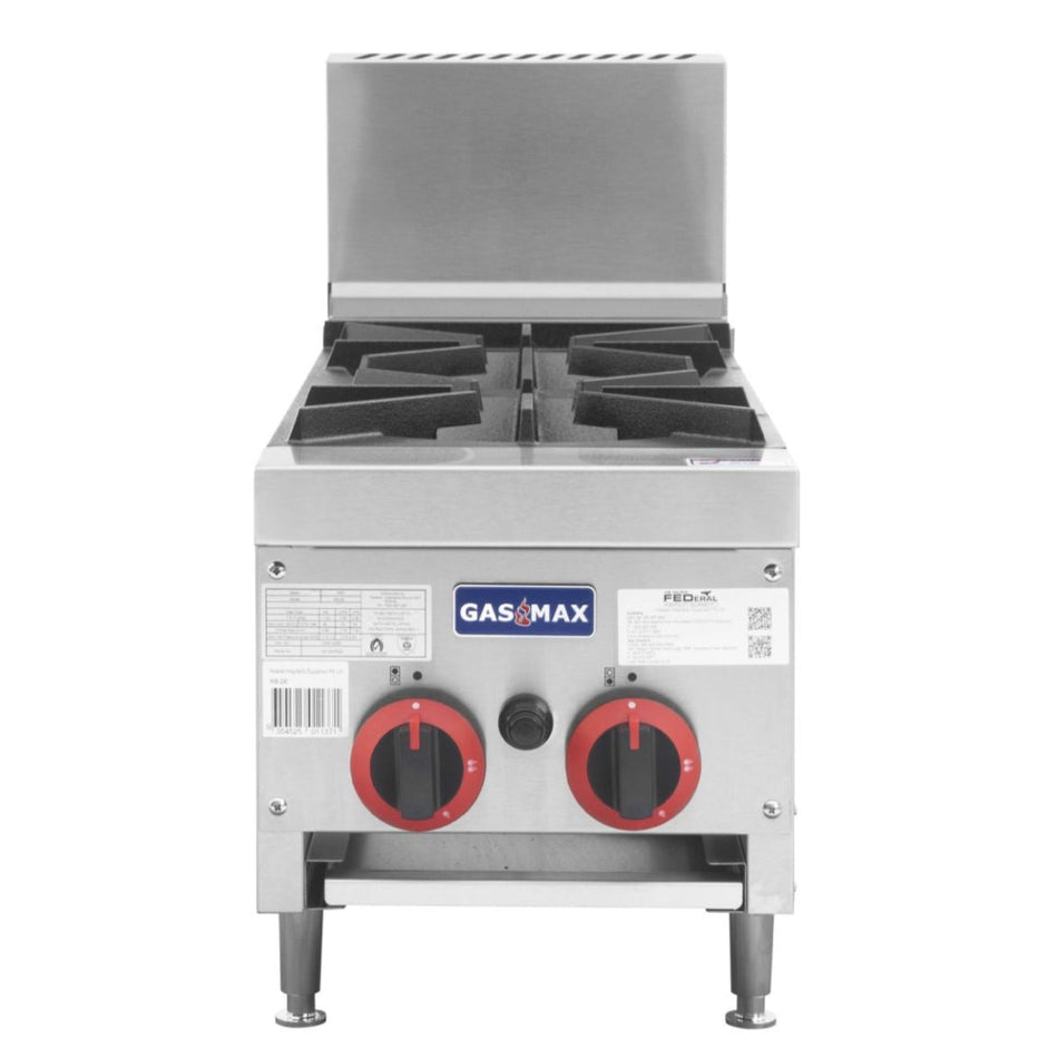 GasMax Gas Cook Top 2 Burner With Flame Failure- RB-2E