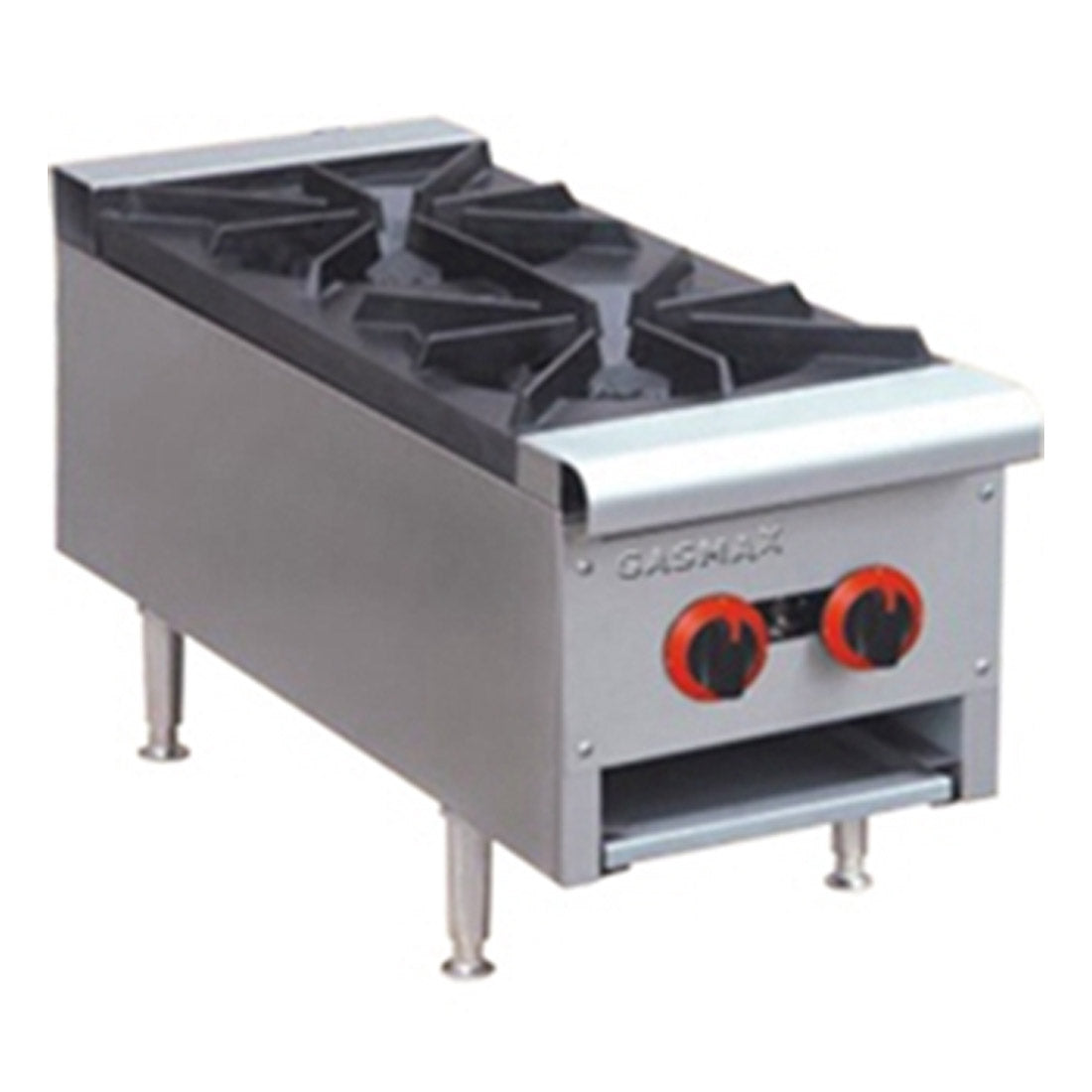 GasMAX Heavy Duty Two Burner LPG Gas Hob RB-2LPG(R) - supplier image 1