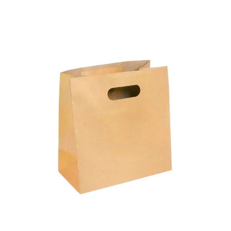 PakMax Small Die Cut Handle Kraft Paper Bag RPPB-120-S Carton of 300 - supplier image 1