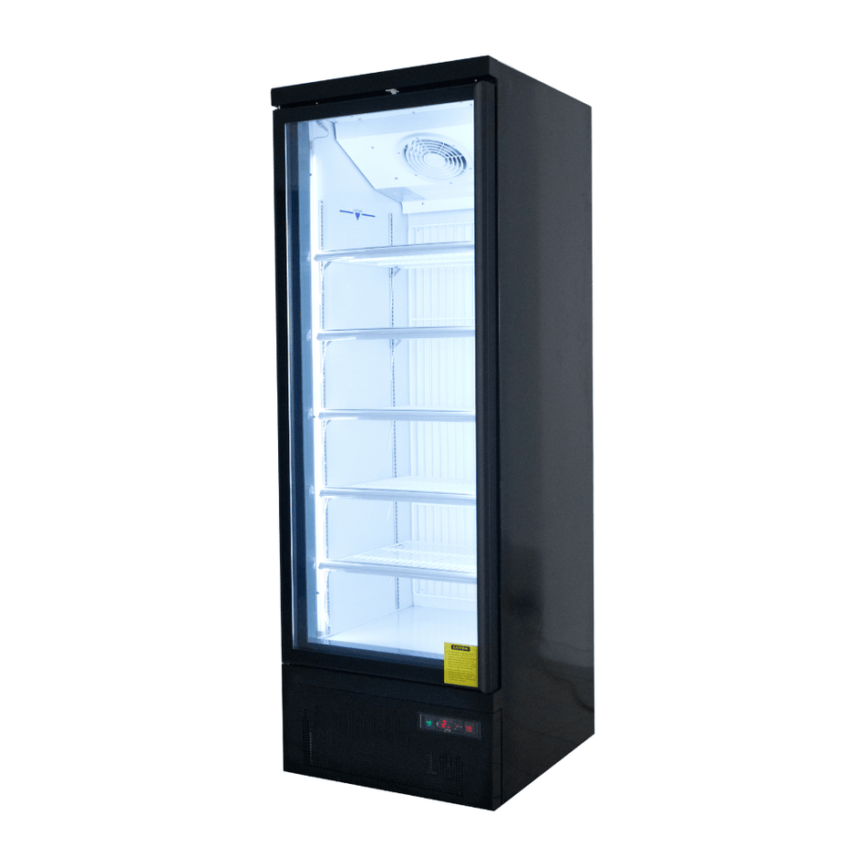 Saltas 1 Door Single Upright Display Freezer NDA2625 - Commercial Kitchen Appliances