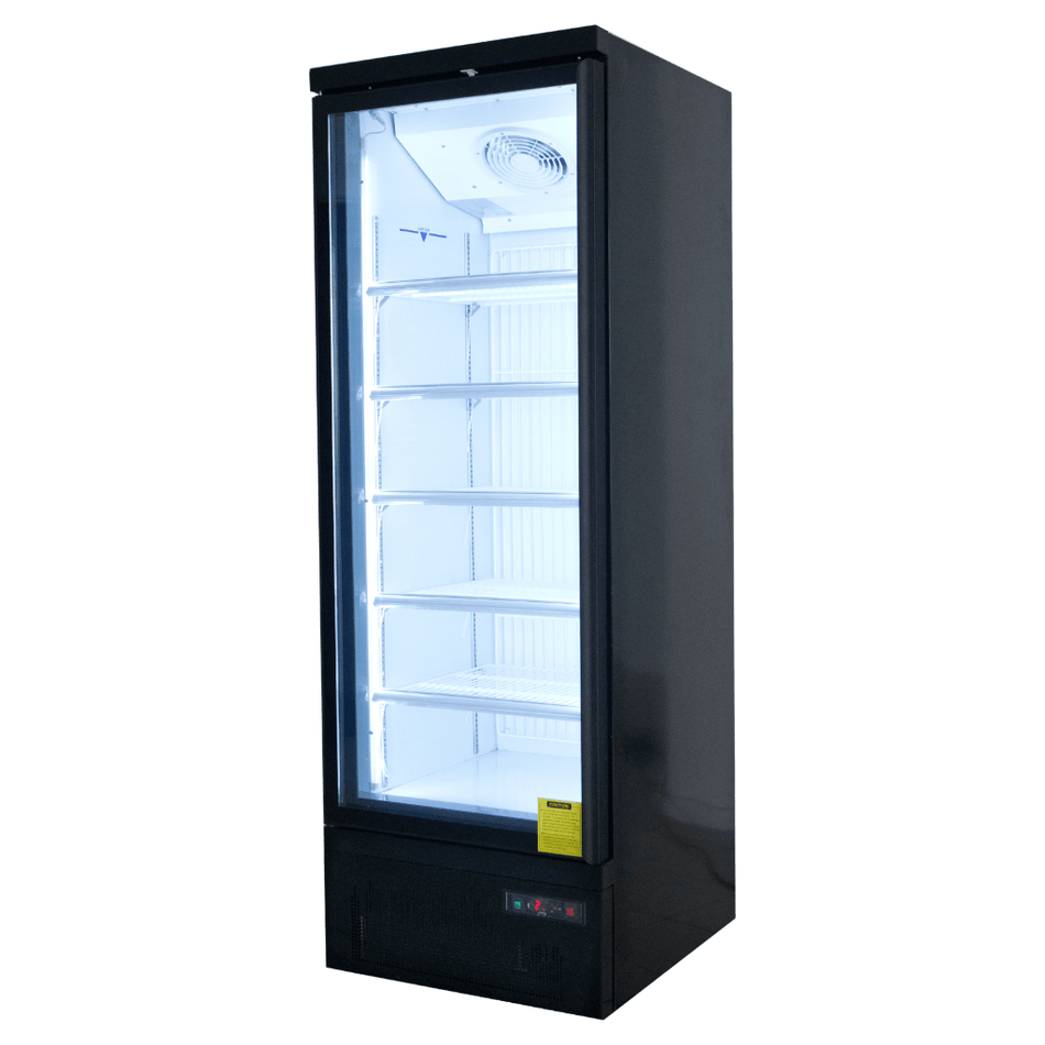 Saltas 1 Door Single Upright Glass Door Fridge NDA0625 - Commercial Kitchen Appliances